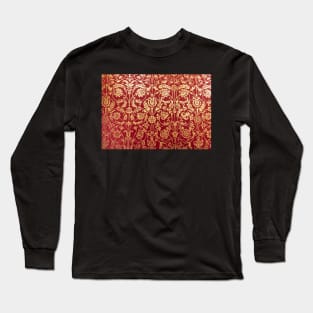 Russian style floral seamless pattern Long Sleeve T-Shirt